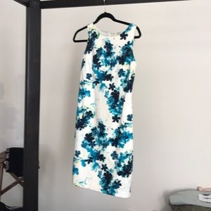 Ann Taylor Hawaiian flora print sheath dress 2